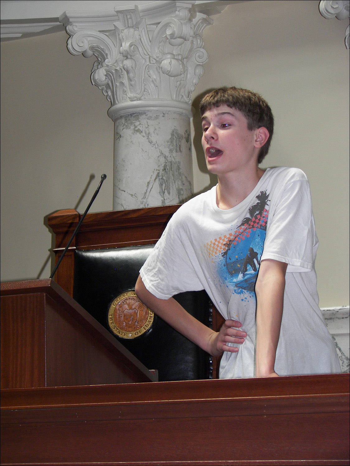 Jonathon as acting assembly speaker